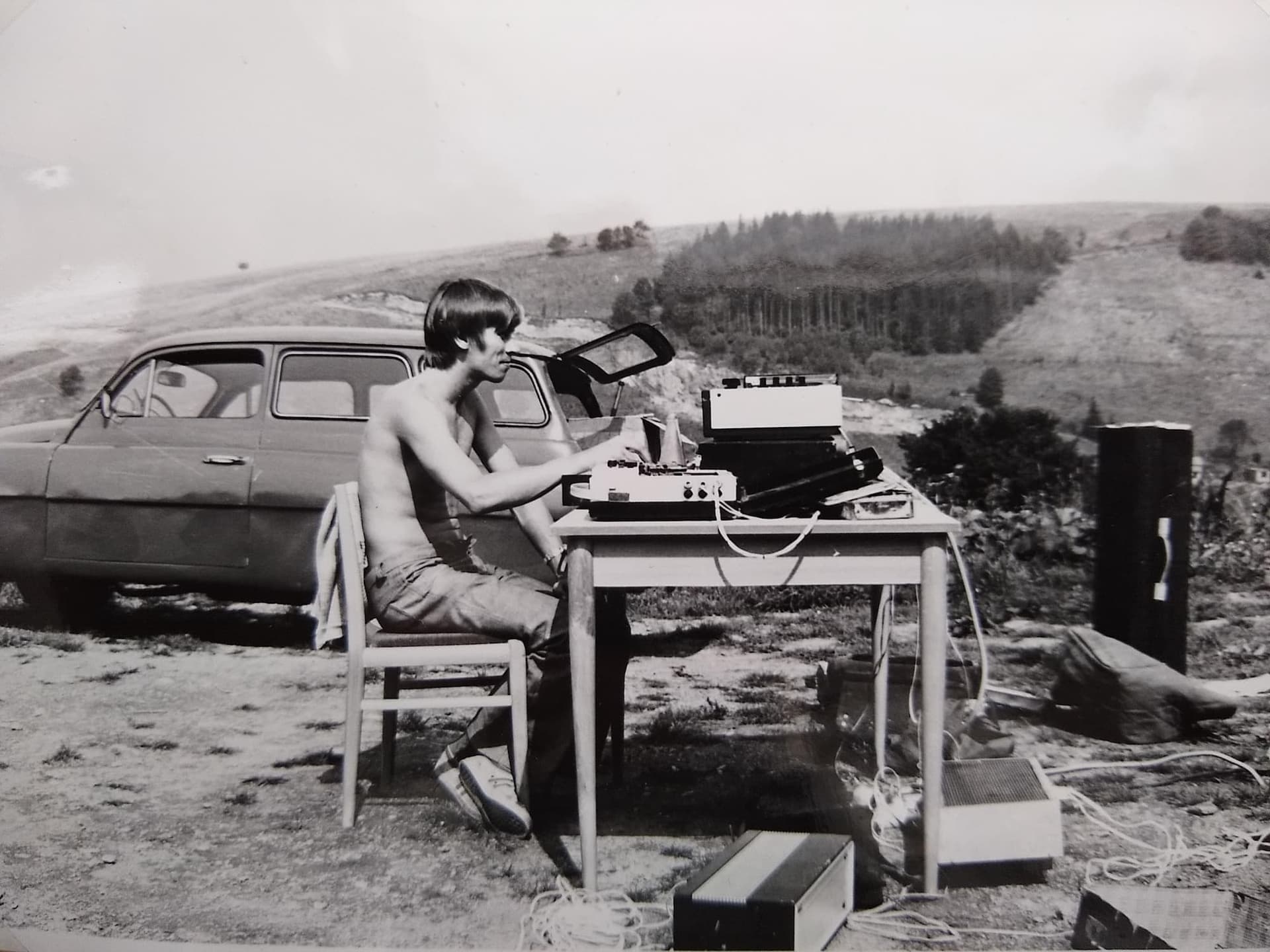 První zvukař Průdušek, který měl vlastní aparaturu - Láďa Veselý (Moldava 1977 [4])