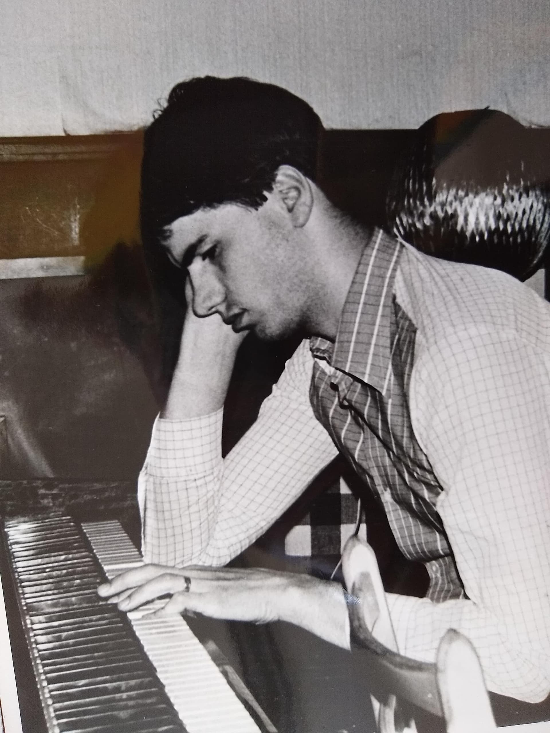 Martin Tomášek na opušťáku z vojny, host na Sváťově svatbě, 1979